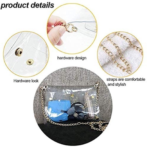 Small Clear Bag Crossbody Bag - Picture 6 of 6